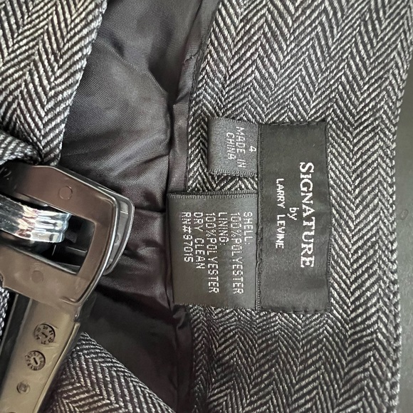 Grey Larry Levine Pant Suit - Picture 9 of 9